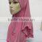 H266 new style one piece hijab with crystals