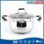 Large capacity fashion design kitchenware pot mirror polishing stainless steel pan                        
                                                Quality Choice
