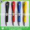 Cheapest Plastic Rubber finished Led Torch Ball Pen, Ball Pen With Led, Ball Pen With Light