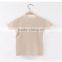 2016 New Products China Manufacturer baby cotton plain t-shirt