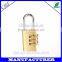 China manufacture wholesale brass 4 combination padlock