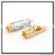Audio Gade RCA Plug 24K Gold Pure Copper Screw-on Design Wire Solder Male Connector