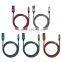 Braided Nylon Woven Android USB cable For samsung data cable