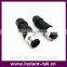 INST IP67 M12 2pin male plug IP67 female socket