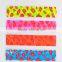 Fluorescence multi-color clap ring wrist hand kids pvc flexible bracelet