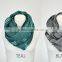 100% Acrylic Wholesale Women's Graphic Stitch Knit Infinity Scarf
