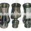 Musical graphical water curtain fountain nozzle for waterscape