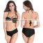 Hot Sexy Women's bikini fission pure color Swimwear Bathing Suit M L XL