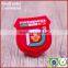 Shanghai red luxury suitcase silicone label with serial number label