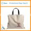 Wholesale OEM custom logo print shopping tote cotton canvas beach bag