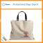 Wholesale OEM custom logo print shopping tote cotton canvas beach bag