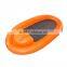 custom pvc strong 2 seats inflatable boat, orange inflatable fishing boat
