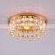 MR16 GU5.3 round recessed clear ball crystal beads downlight with 2 layer gold iron metal