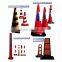 safety colored reflective banding PE traffic cone