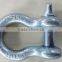 American type bow silver shackle