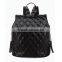 Edge Lattice Junior-senior High School Backpack Student College Style Shoulder Bags