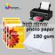 premium 180g high glossy photo paper