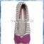 grey and cream stripe knitted Ballet Slippers for women