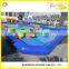 kids hand paddle boat with inflatable swimming pool