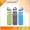 Hot sale portable stable tritan plastic drinking bottle with straw