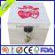 unfinished wooden music box with customized logo