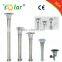 JR-2602 led solar garden light stainless steel 60cm 80cm 90mm