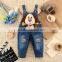 Hot selling fashion winter kids denim overalls