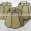 mass productions brown waisted round fabric lamp shade for table lamp floor lamp pandant light