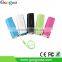 Portable Charger Power Bank 2600mah 18650 Battery Rechargeable Power Bank