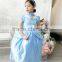 2015 top sale Christmas Sofia Princess dress factory direct cheaper chiffon kids girl party dress