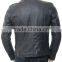 men fashion leather jacket & T shirt style