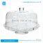 Luxury Acrylic Plastic Banquet wedding Cake dessert Fruit Dome Tray with Lid