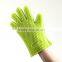 FDA food grade heat resistant silicone gloves for cooking grill bbq