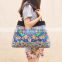 Women Embroidery Double Faced Ethnic Flower Shoulder Bag Handbag