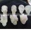 high quality clear quartz crystal human skull carving factory outlet