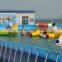 2016 outdoor popular inflatable water park use frame pool