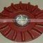cast iron,natual rubber,stainless steel slurry pump impeller