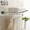 Modern design Bathroom accessories Brass Chrome finishing Towel shelf