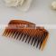 french twist hair combs injectable dermal filler Hair Comb Glossy wide golden Teeth hair combs bobby pins french twist comb
