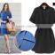 Brand OL Fashion Dress Women Short-Sleeve O-Neck Femininas Clothing Casual Plus Size XL-5XL