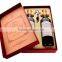 Famous Brands Customized paper wine box High Quality two bottles gift boxes