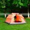 Outsunny 7' x 6' 2-Person Camping Tent Instant Tent with Rainfly - Orange/Dark Gray