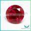 Best price 12mm round brilliant cut 5# synthetic corundum dove blood lab created ruby diamond