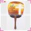 Manual hand fan custom printed, custom plastic hand fan