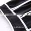White Stripe Medium Length Girl Skirt Slit Skirt Rim Women Summer Dress