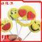decorative smiley face design emoji lollipop