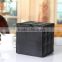 Alibaba wholesale luxury tissue box, black leather household tissue box