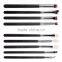 Hot sale professional private label 15pcs makeup brush set with zipper bag