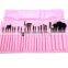 23pcs Full Set Pink Cosmetic Tool Makeup Brushes Wholesale