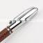 Promotional items PU leather metal pen customised logo New model ball pen
